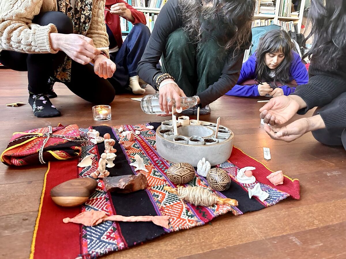 Seed planting practice, Spring 2026. Photo by: Teresa Borasino